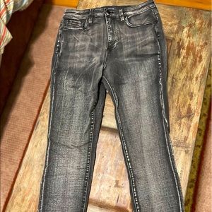 NYDJ Black Washed Ani Skinny Jeans- Women’s size 6